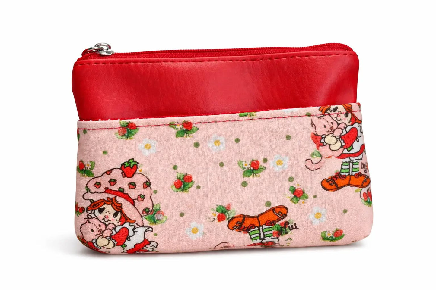 Originial 1978 Drawing Strawberry Girl Collab with Creator Muriel J. Fahrion Zip-Up Cardholder