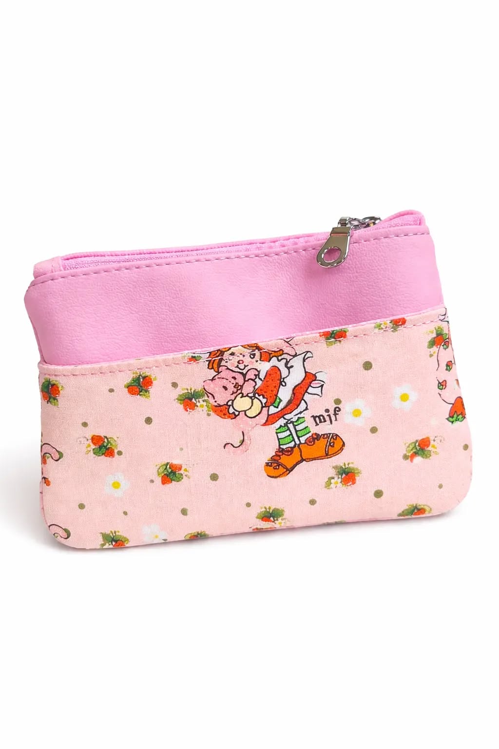 Originial 1978 Drawing Strawberry Girl Collab with Creator Muriel J. Fahrion Zip-Up Cardholder