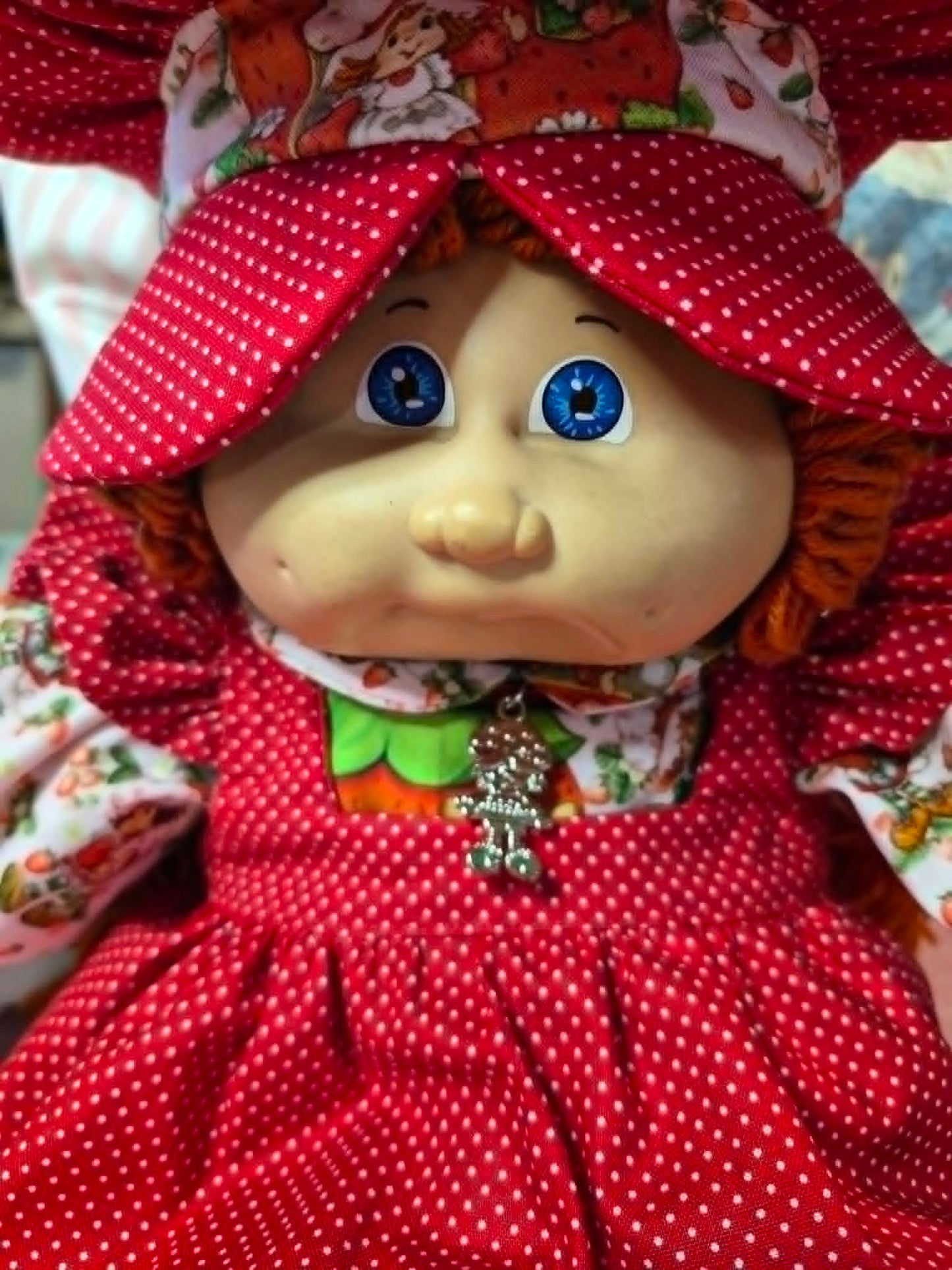 READY TO SHIP! 80's Strawberry Girl Cabbage Patch Kids Dress Set