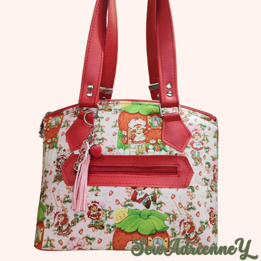 Scented Option! Strawberry Girl Domed Handbag