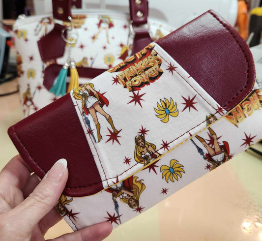 Power Princess Accoridion Wallet