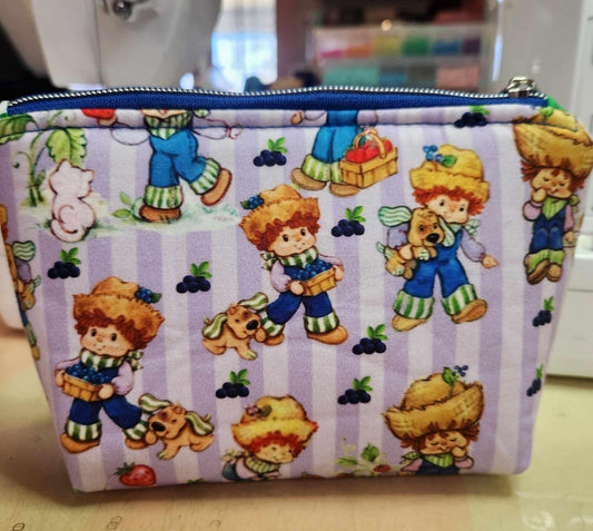 80's Huckleberry Boy Squared Zipper Pouch Three Sizes
