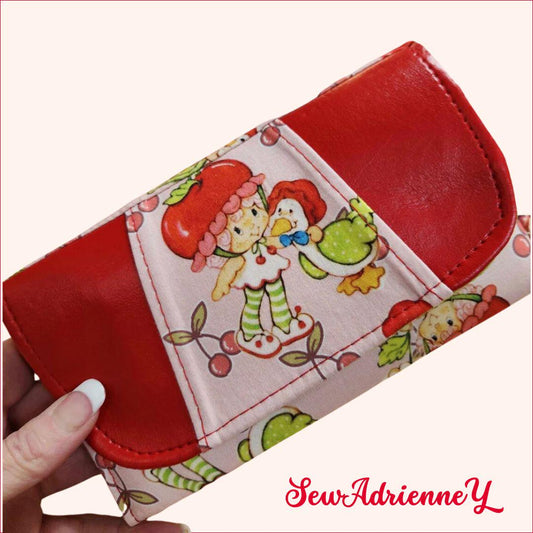 80's Cherry Girl Accordion Wallet