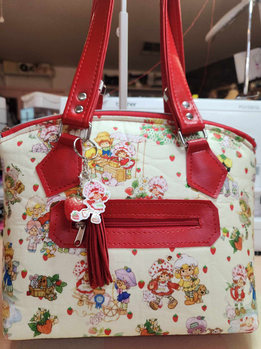 Scented Option! Strawberry Girl Domed Handbag