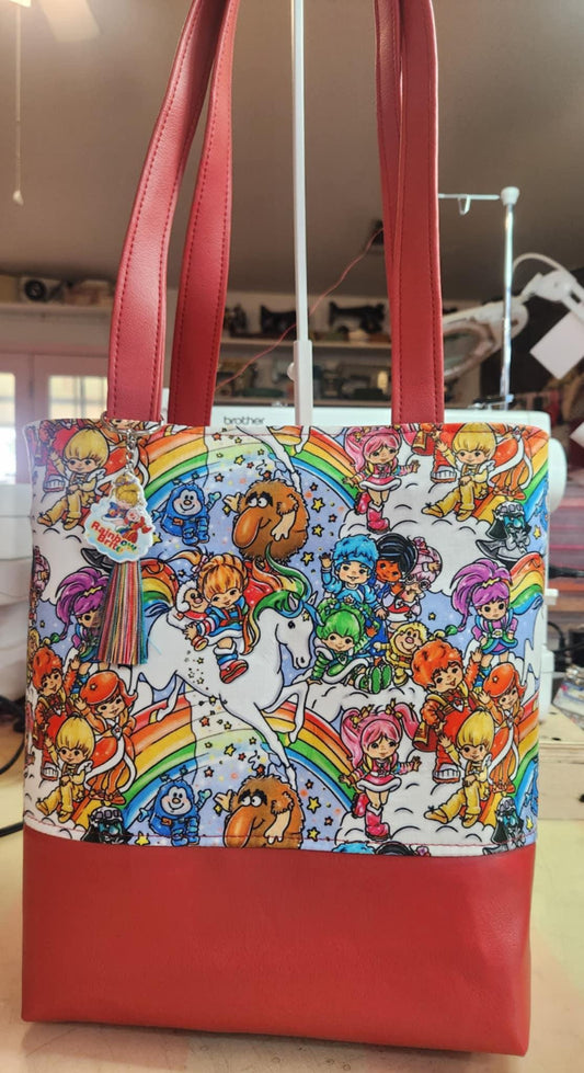 80's Rainbow Girl & Friends Tote Bag