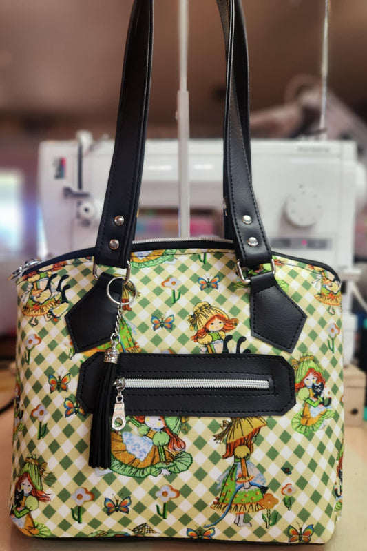 Katie's Patchwork Vintage Sears Domed Handbag