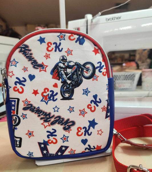 Patriotic Daredevil Small Backpack Crossbody