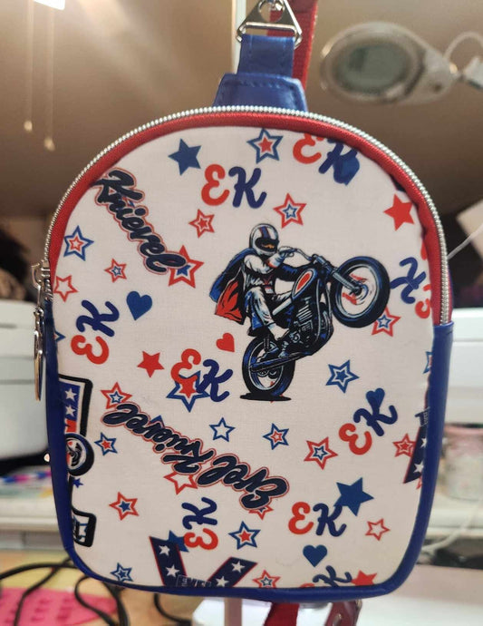 Patriotic Daredevil Small Backpack Crossbody