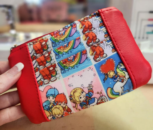 80's Rainbow Friends Zip-Up Cardholder