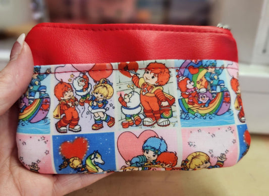 80's Rainbow Friends Zip-Up Cardholder