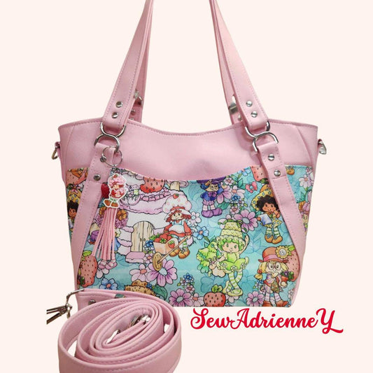 Scented Option! Strawberry Friends Large Handbag