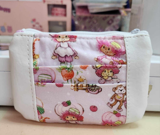 80's Raspberry Girl Zip-Up Cardholder