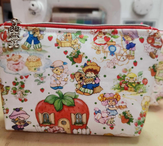 Strawberry Girl & Friends Squared Zipper Pouch Three Sizes