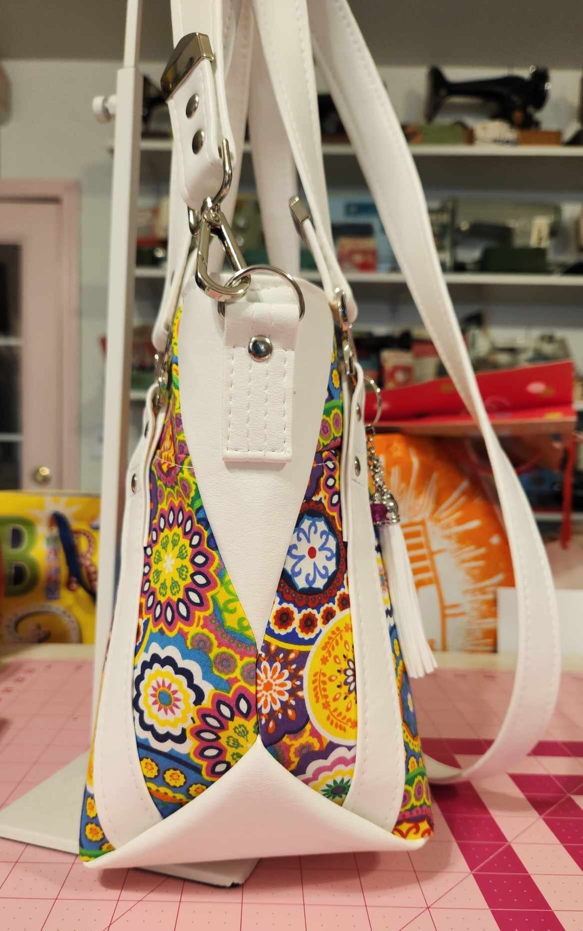 Colorful Medallions Large Handbag