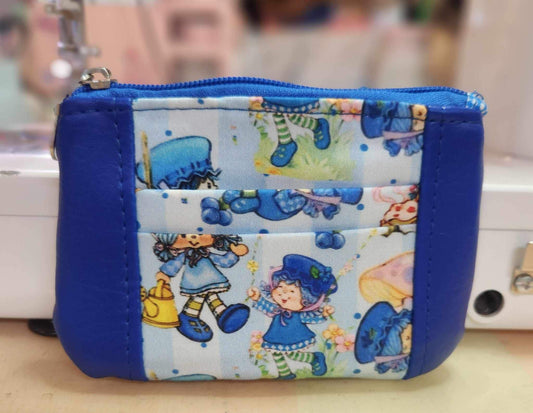 80's Blueberry Girl Zip-Up Cardholder