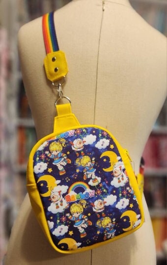 Rainbow Girl & Friends Small Backpack Crossbody