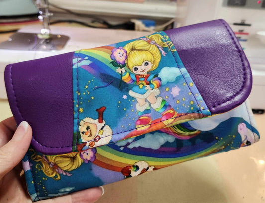80's Rainbow Girl  & Friends Accordion Wallet