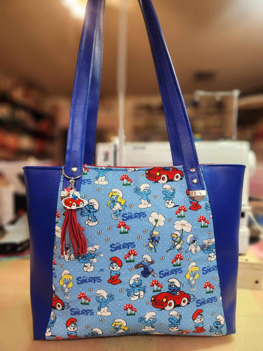 80's Blue Family Totebag