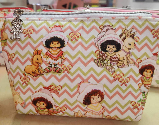 80's Cafe Ole Girl Squared Zipper Pouch Three Sizes