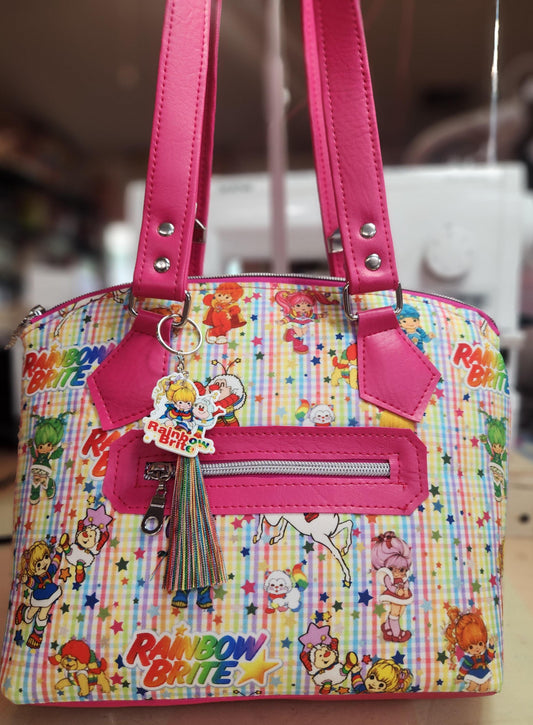 80's Rainbow Girl & Friends Dome Handbag