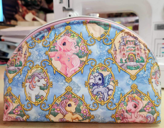 My Pony All Generations Taco Half Moon Zipper Pouch Two Sizes