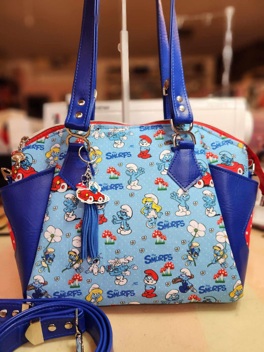 80's Blue Friends Shoulder Bag