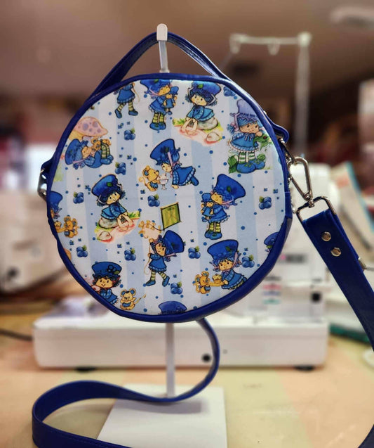 80's Blueberry Girl Circle Crossbody Bag