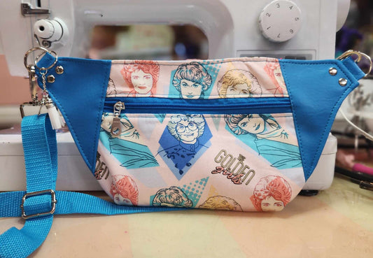 80's Golden Friends Fanny Pack Hip Pack Crossbody