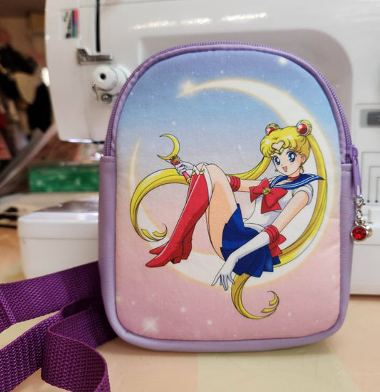 Moon Girl Sailor Small Backpack Crossbody
