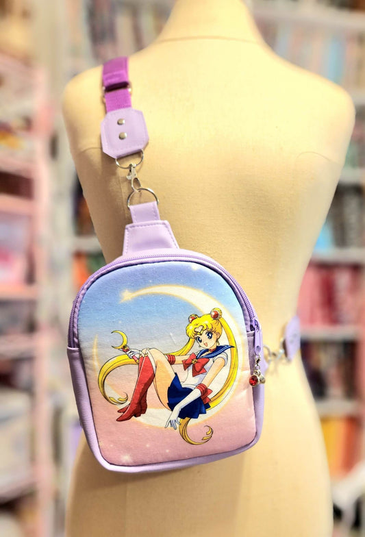 Moon Girl Sailor Small Backpack Crossbody