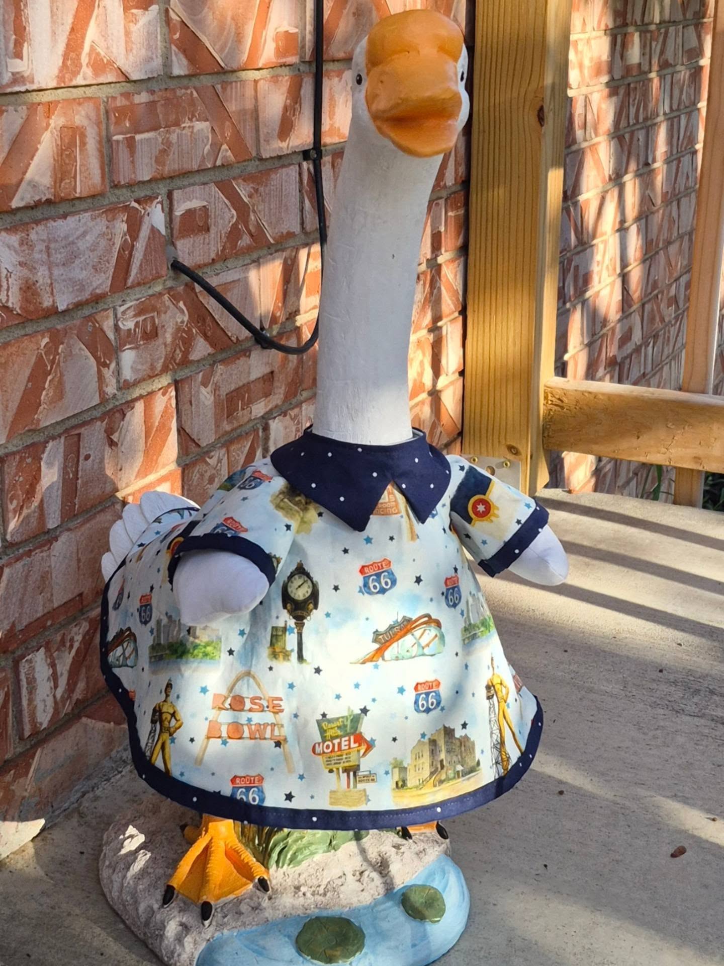 Route 66 Tulsa Icons Porch Goose Dress
