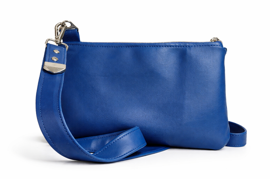 Scented Option! Blueberry Girl Crossbody Zippered Clutch