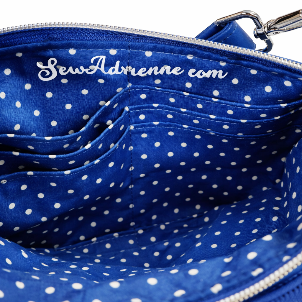 Scented Option! Blueberry Girl Crossbody Zippered Clutch