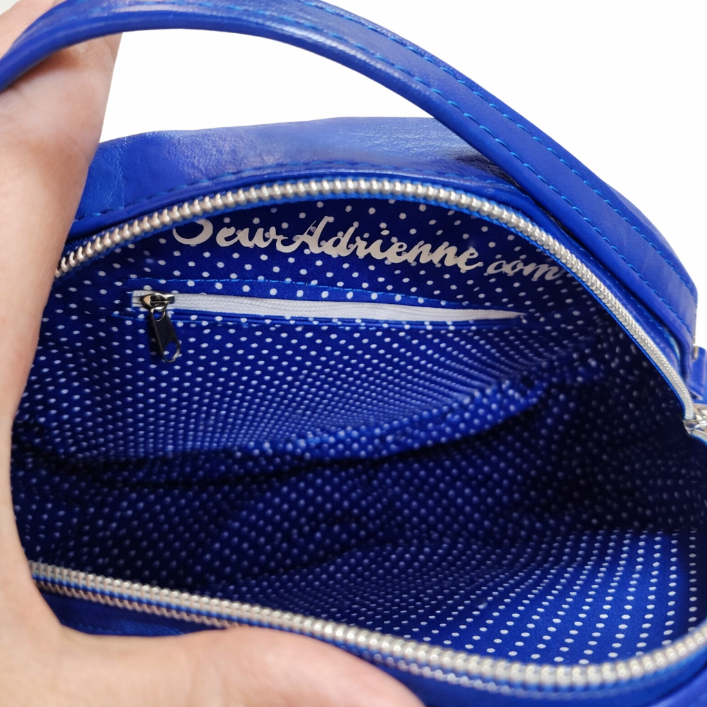 Scented Option! 80's Blueberry Girl Circle Crossbody Bag