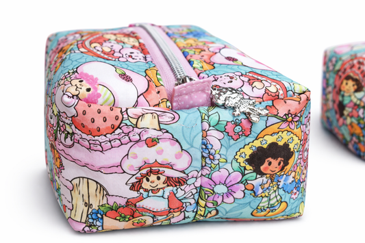 80's Strawberry Friends Boxed Zipper Pouch