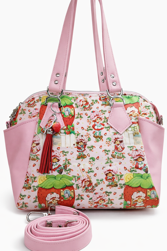 Scented Option! Strawberry Friends Pink Shoulder Bag