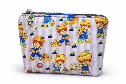 80's Huckleberry Boy Squared Zipper Pouch Two Sizes