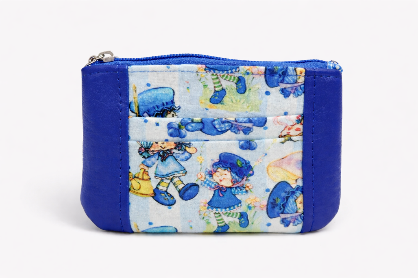 80's Blueberry Girl Zip-Up Cardholder
