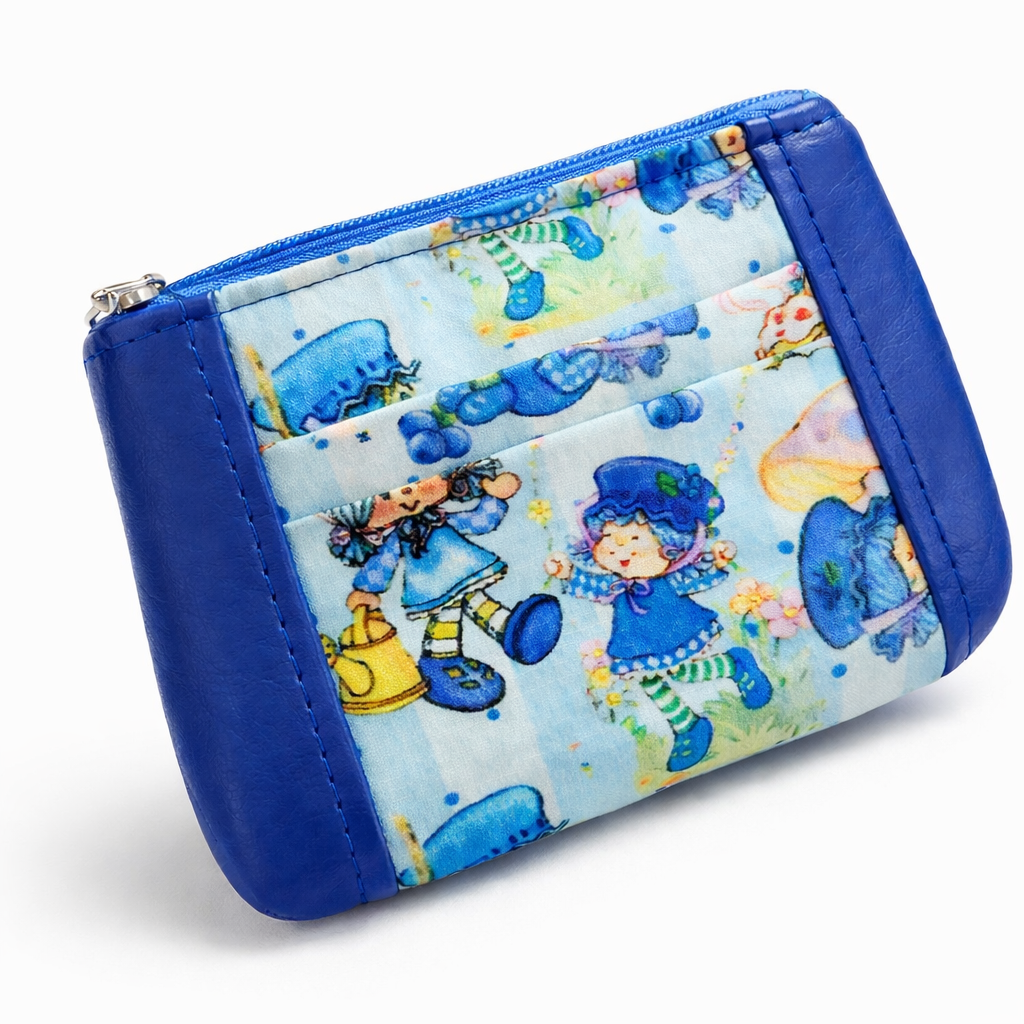80's Blueberry Girl Zip-Up Cardholder