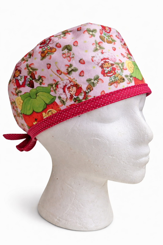 80's Strawberry Girl Surgery Scrub Cap