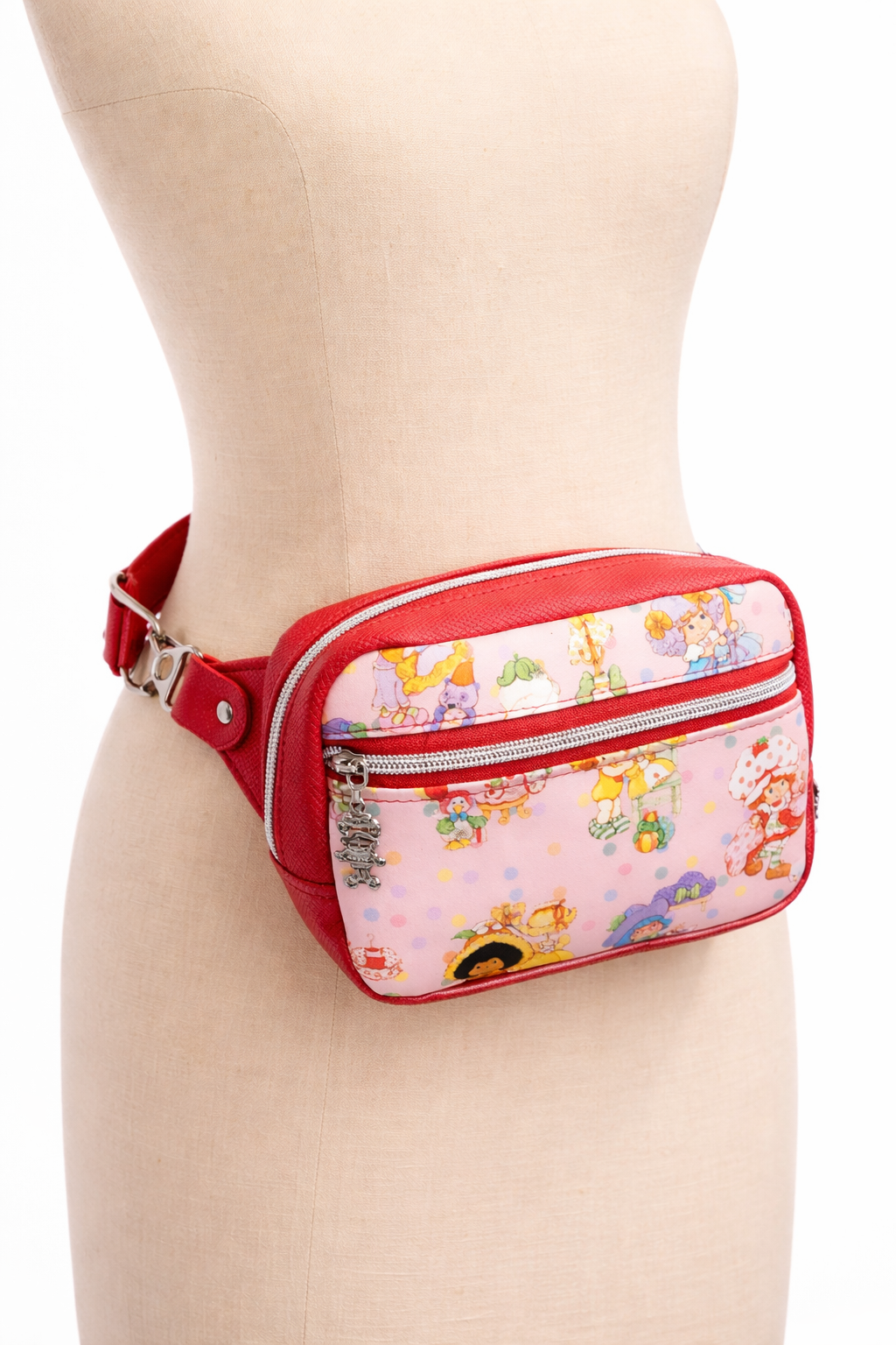 Scented Option! Strawberry Friends Party Dresses Small Sling, Fanny, Hip Pack