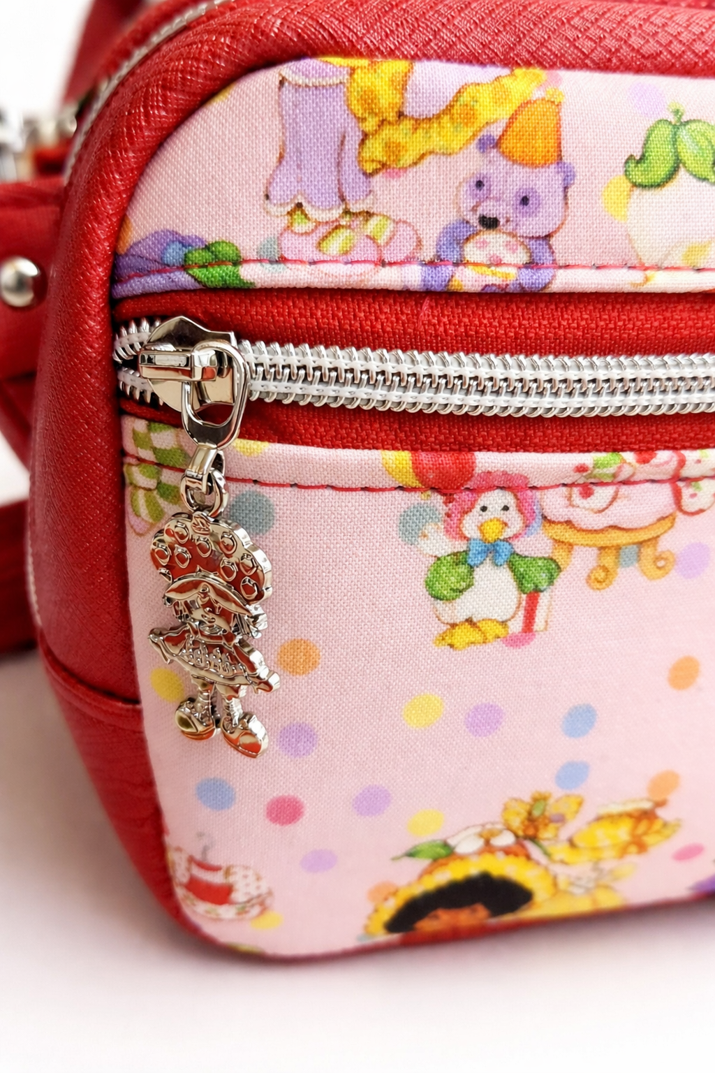 Scented Option! Strawberry Friends Party Dresses Small Sling, Fanny, Hip Pack