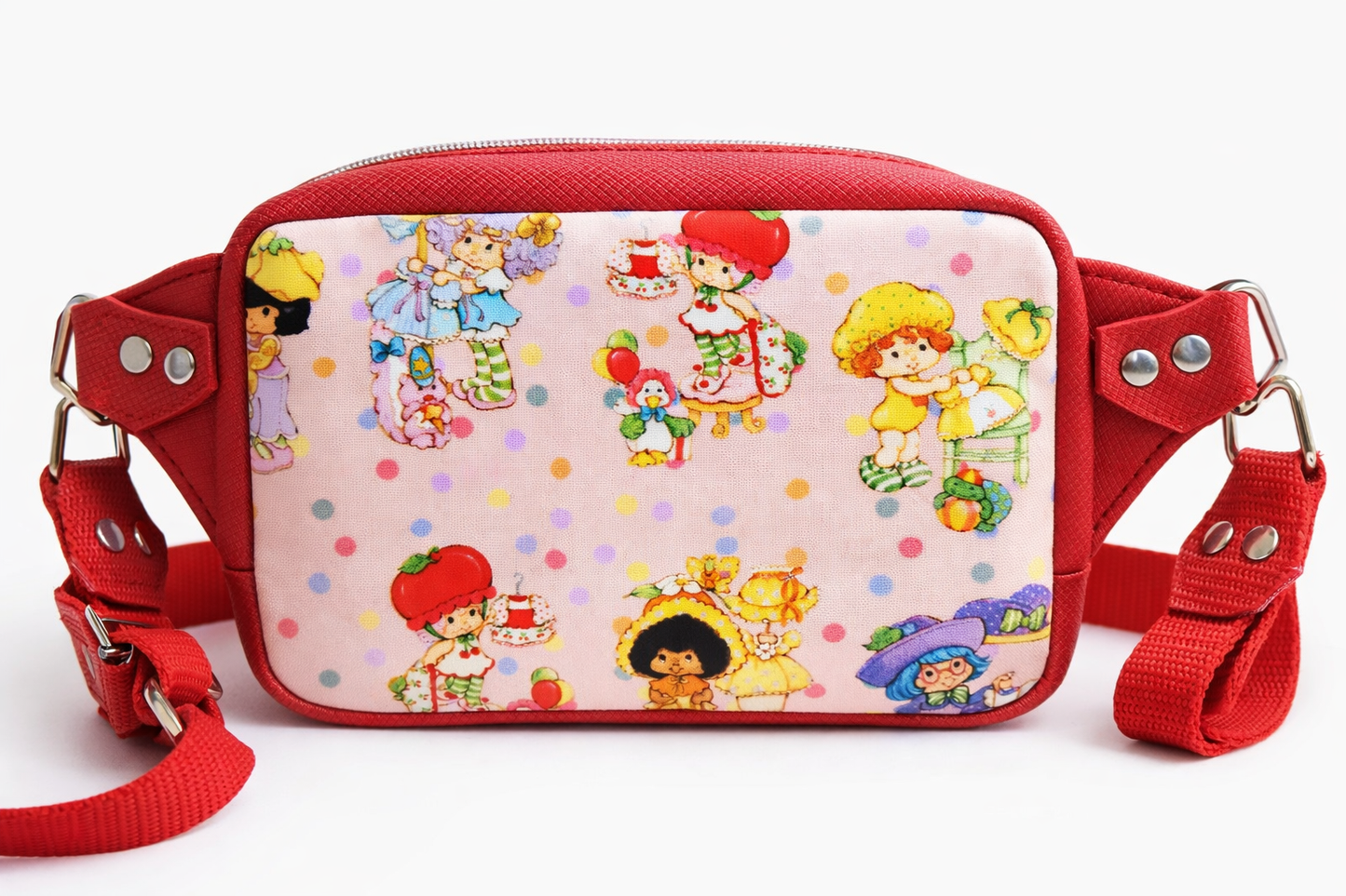 Scented Option! Strawberry Friends Party Dresses Small Sling, Fanny, Hip Pack