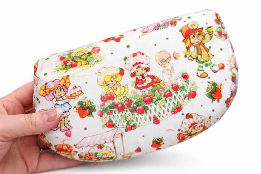 80's Strawberry Girl Zippered Sunglasses Glasses Case