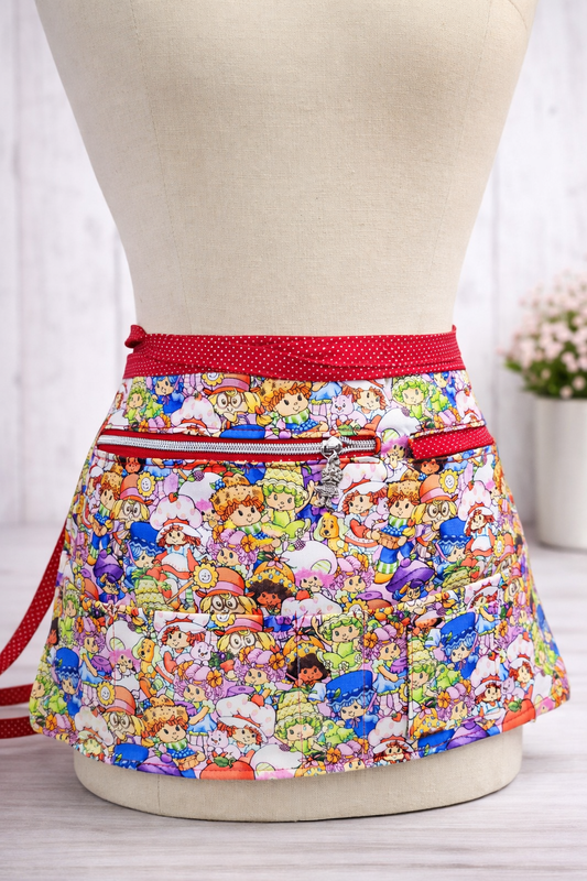 80's Strawberry Friends Vendor, Teacher, Wait Staff Apron!