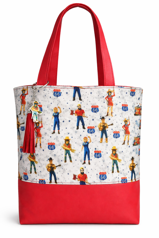 Buck Atoms Land of the Giants Route 66 Tulsa Simple Tote Bag