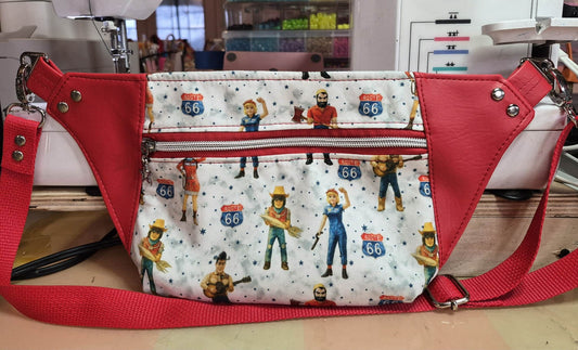 Buck Atoms Land of the Giants Route 66 Tulsa Fanny Pack Sling Pack
