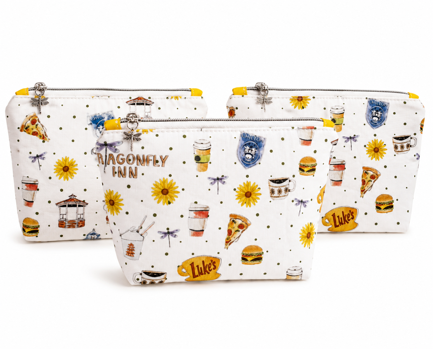 Gilmore Girls Squared Zipper Pouch Two Sizes