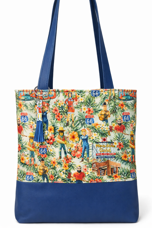 Hawaiian Buck Atoms Land of the Giants Route 66 Tulsa Simple Tote Bag