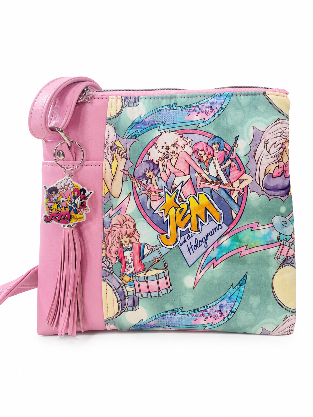 80's Pastel Rockers Jem Crossbody Bag